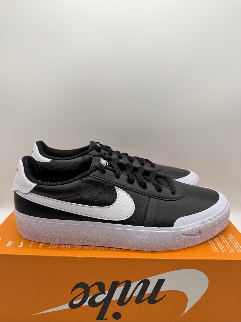 Nike Court Shot Black White FQ8146-002 Men’s Size 9.5